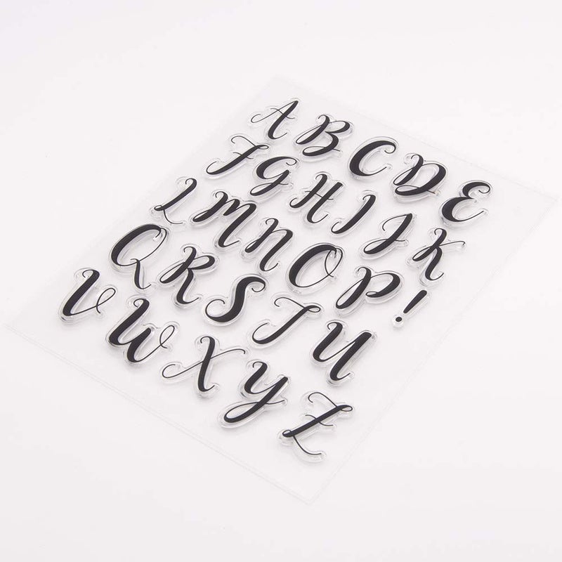 Arrietty Capital Alphabets Alphas Letter Clear Stamps for Card Making Decoration and DIY Scrapbooking - Image 5